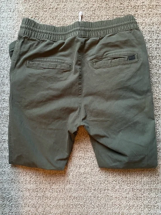H&M Olive Green Ruched Drawstring Joggers - Picture 5 of 7